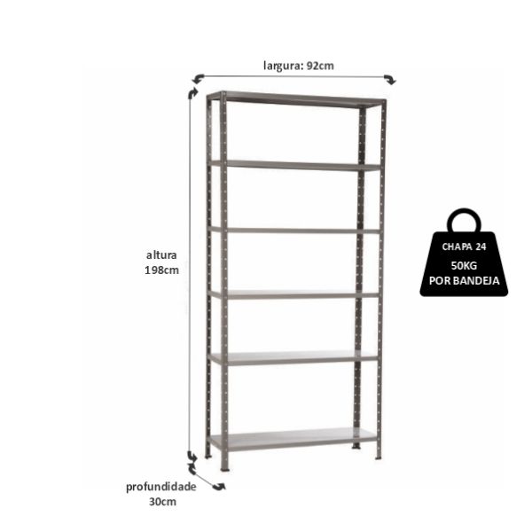 Estante 30cm #24